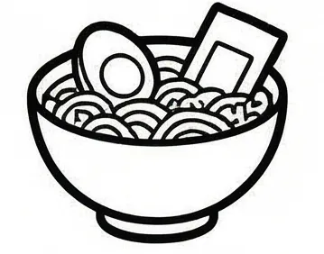 a bowl of food with a knife and fork.webp
